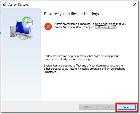 Reset Windows 10 or use system restore 3